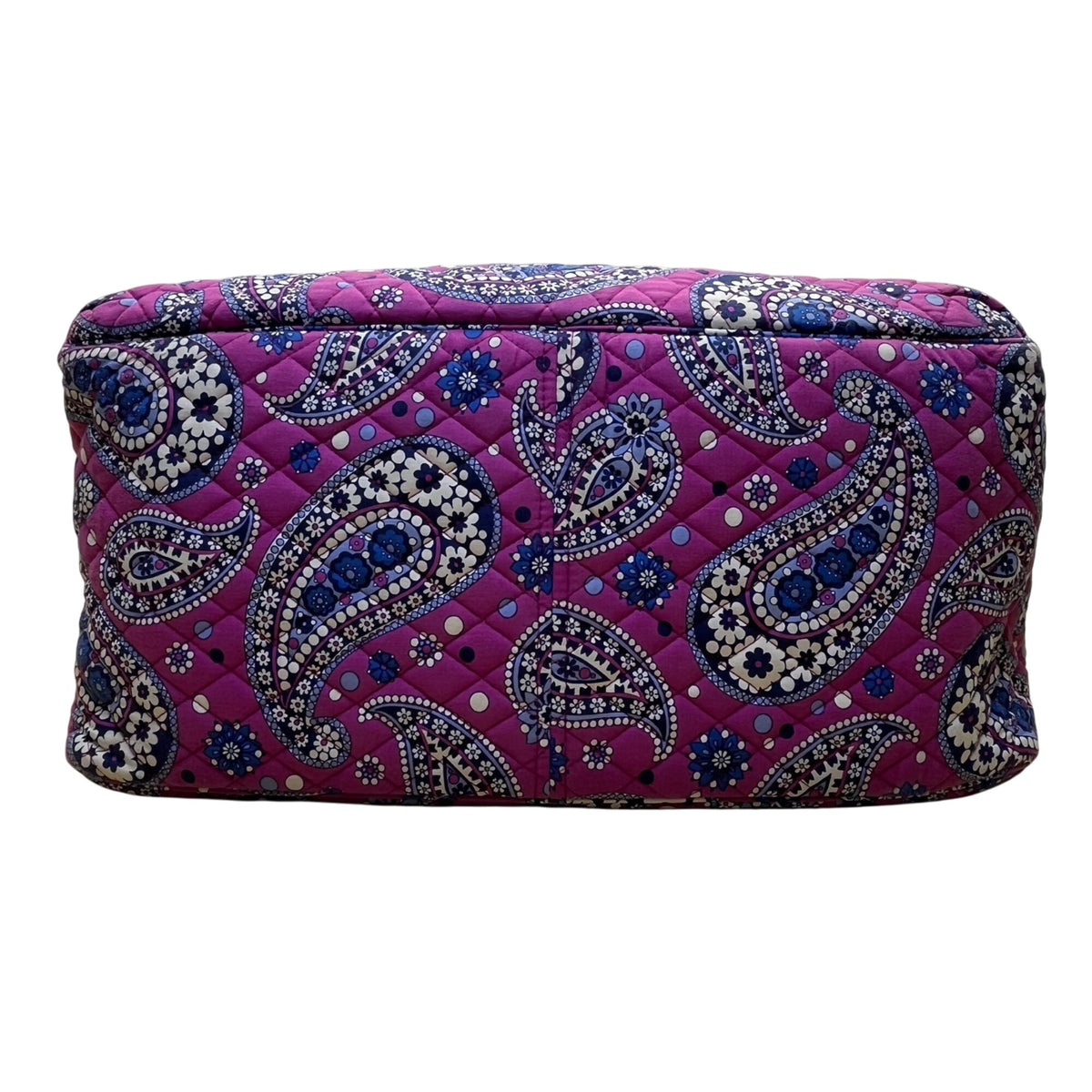 Vera Bradley Women’s Pink Quilted Paisley Print Shoulder & Handheld Duffle Bag
