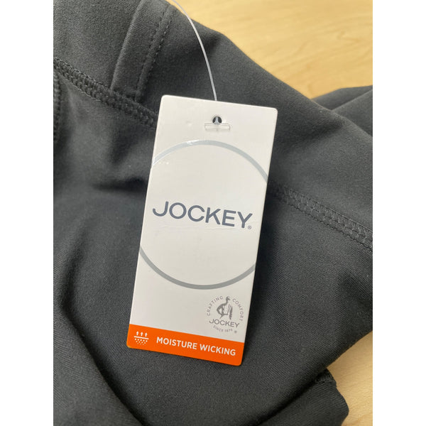 Jockey Womens Black High-Waist Flared Pants Moisture-Wicking Polyester Spandex S NWT