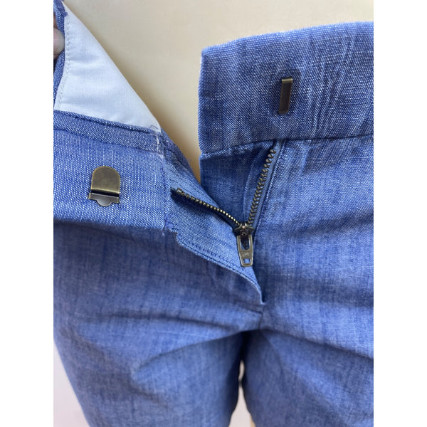 J.Crew Womens Chambray Shorts Blue Tailored Fit Summer Wear Size 4  - New