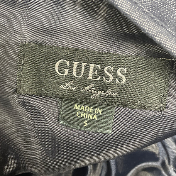 Guess Blue Womens Denim Fit & Flare Lace-Up Front Dress Stretchy Sz 5