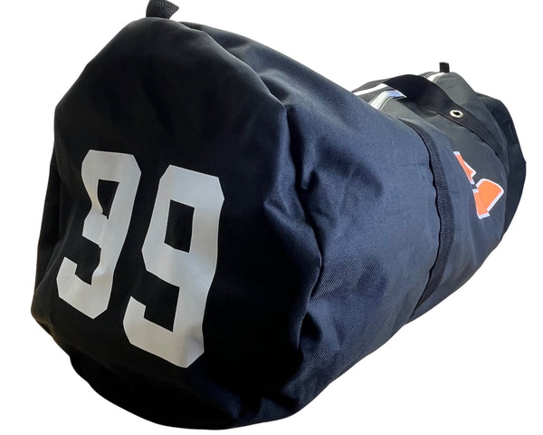 Maverik Lacrosse Black Monster Gear Heavy Duty Reinforced Handles Duffle Bag
