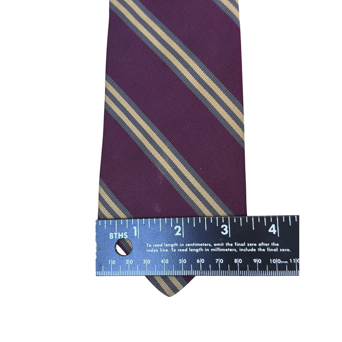 Vintage Brooks Brothers Purple Stripe Silk Tie Made In England Formal Wear