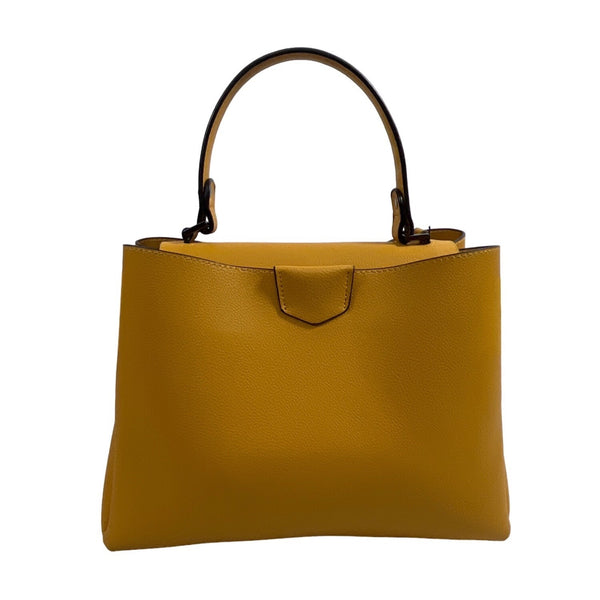 Urban Expressions Women's Mustard Yellow Crossbody Satchel Sz M