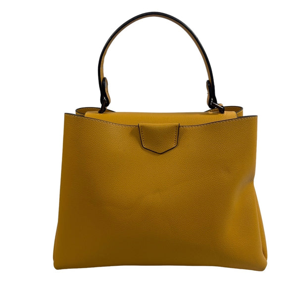 Urban Expressions Women's Mustard Yellow Crossbody Satchel Sz M
