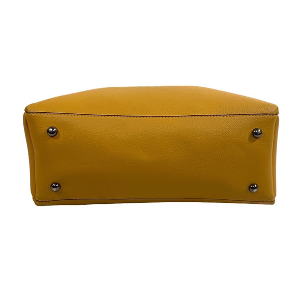 Urban Expressions Women's Mustard Yellow Crossbody Satchel Sz M