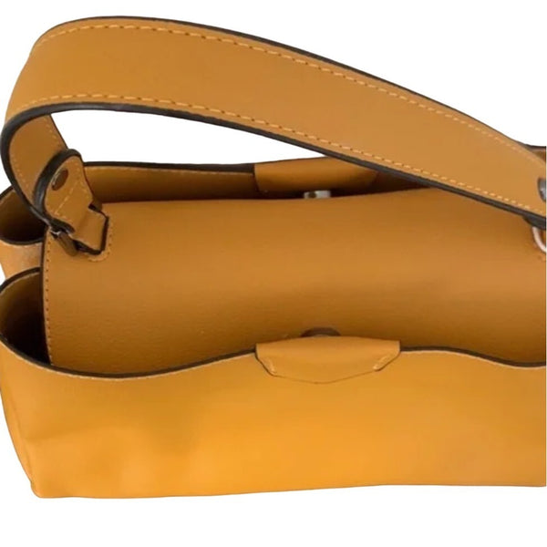 Urban Expressions Women's Mustard Yellow Crossbody Satchel Sz M