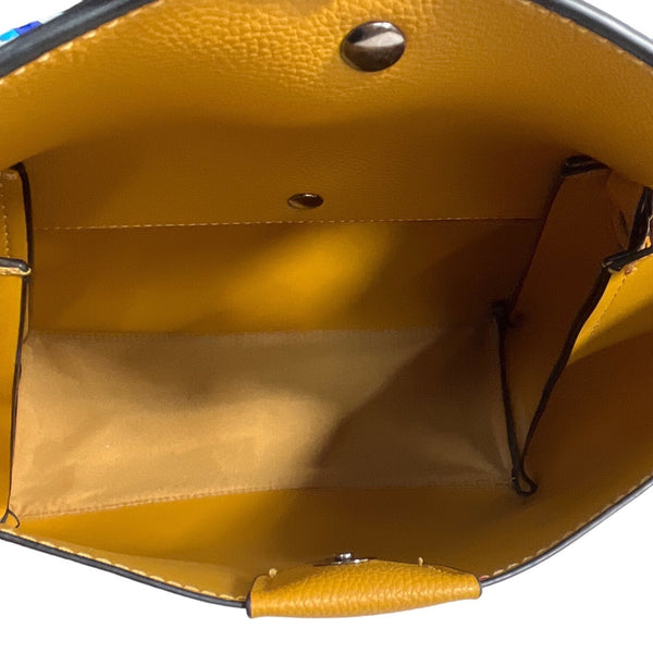 Urban Expressions Women's Mustard Yellow Crossbody Satchel Sz M