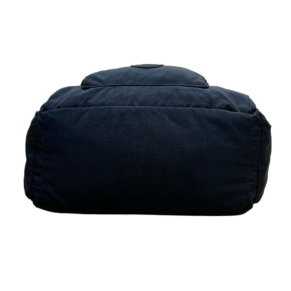 Kipling Navy Nylon With Adjustable Strap & Zipper Pockets Crossbody Bag Size L