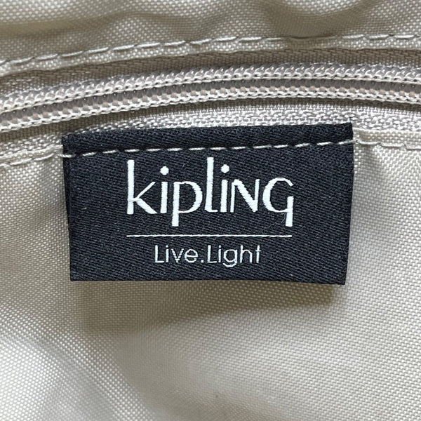Kipling Navy Nylon With Adjustable Strap & Zipper Pockets Crossbody Bag Size L