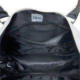 DSW Women’s White & Black Handles & Adjustable Strap Expandable Tote Bag Size XL