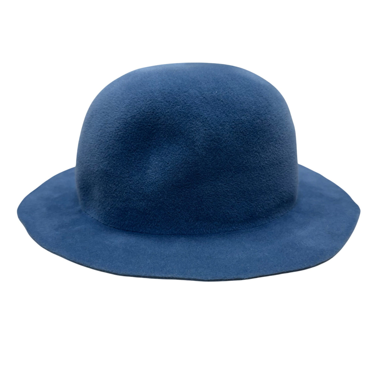 Helen kaminski Blue Unisex Wool Felt Wide-Brim Hat Classic Minimalist Design Vintage