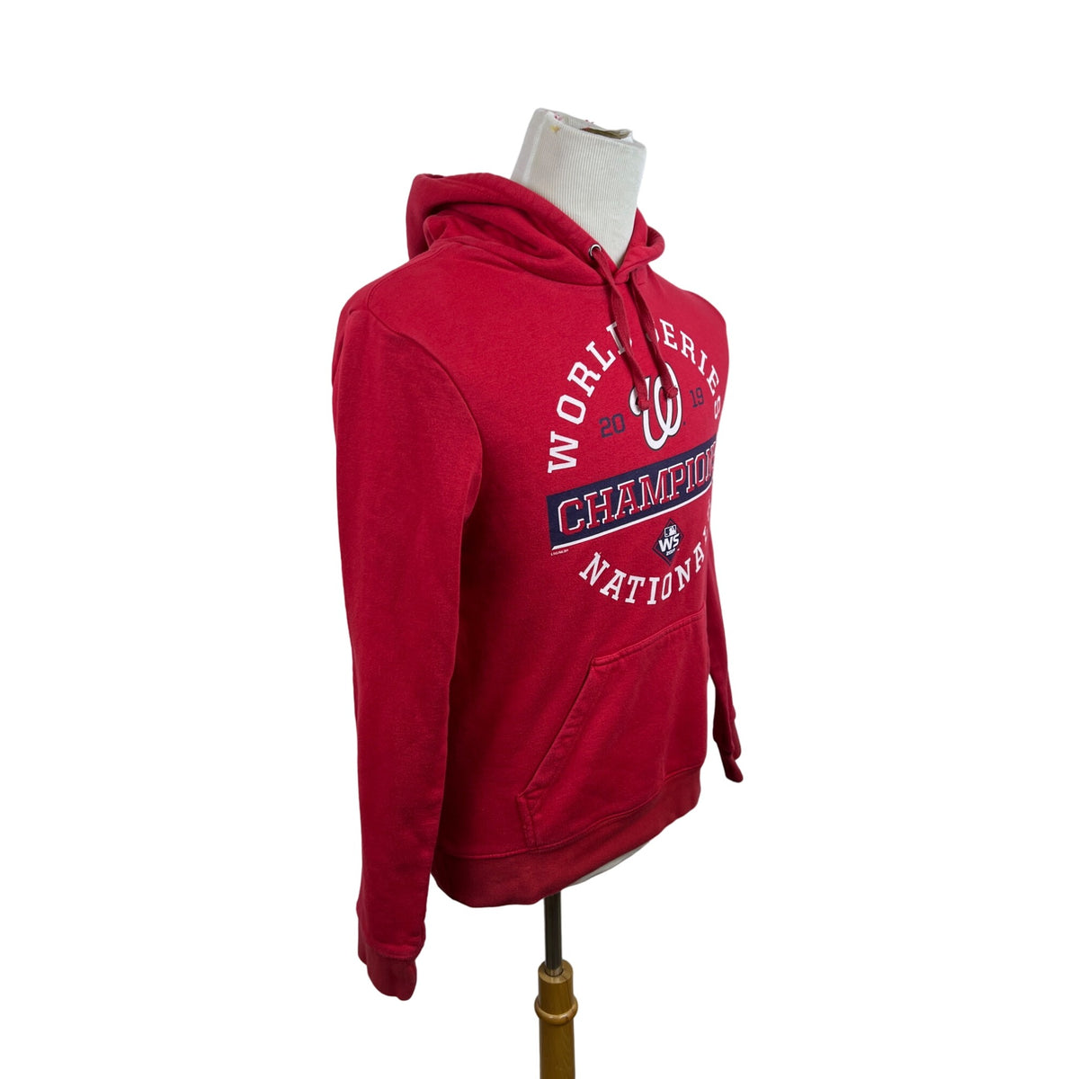 Washington Nationals Men's Red 2019 World Series Champions Pullover Hoodie Sz M