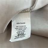 Victoria + Sophia Women's Grey Strappy Blouse Sz M