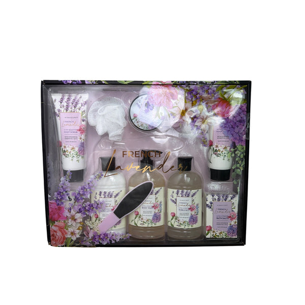 My Beauty Spot Womens French Lavender Body & Foot Care Set 8-Piece Relaxation Kit My Beauty Spot Womens French Lavender Body & Foot Care Set 8-Piece Relaxation Kit