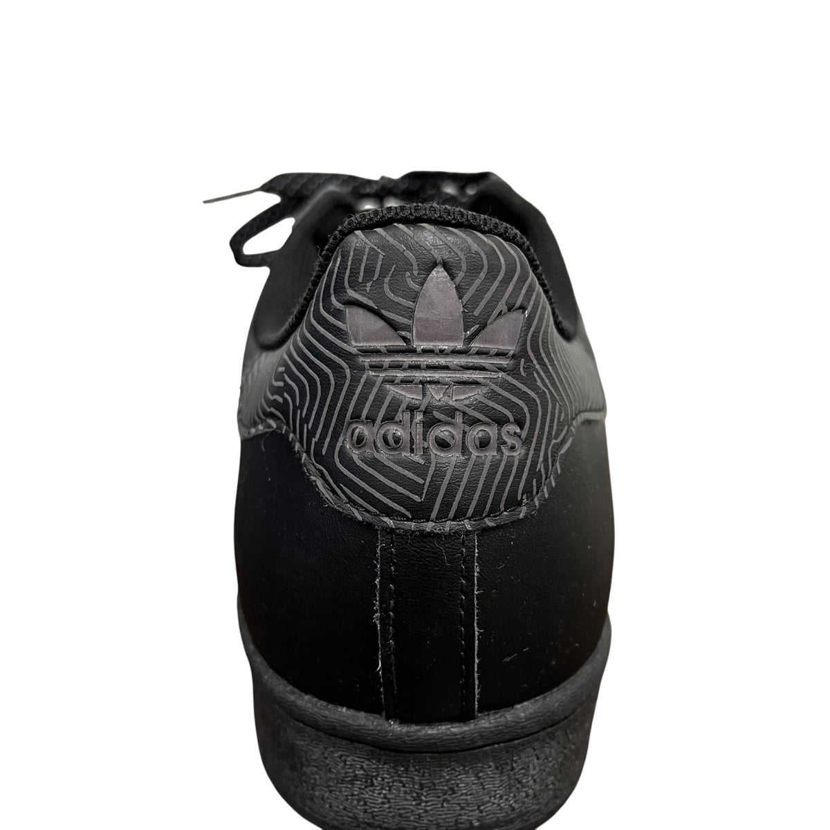 Adidas Mens Black Synthetic Superstar Casual Sneakers Size 12 US