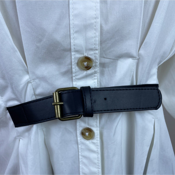 Anthropologie White Women’s Button Down Collared Shirt Sz 6 - New