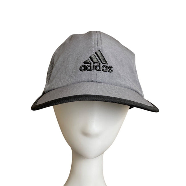 Adidas Climalite Gray Baseball Cap Mens Adjust Lightweight Breathable Sports Hat