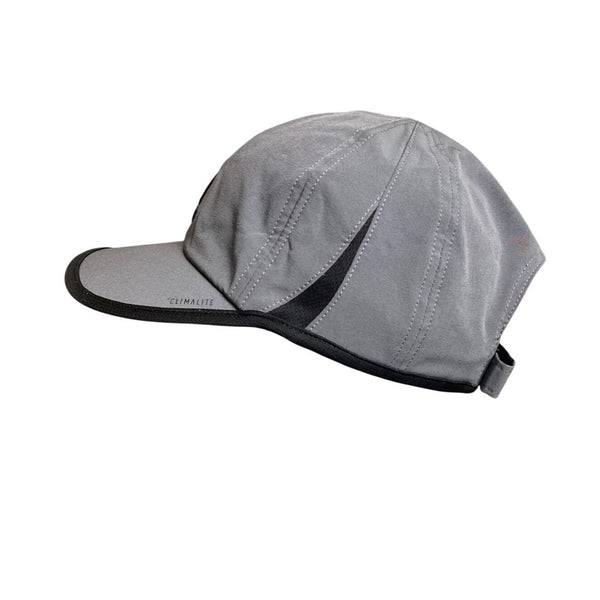Adidas Climalite Gray Baseball Cap Mens Adjust Lightweight Breathable Sports Hat