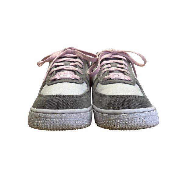 Nike Air Force 1 Women’s Pink & Gray Canvas G2G Lace Up Low Top Sneakers Size 7