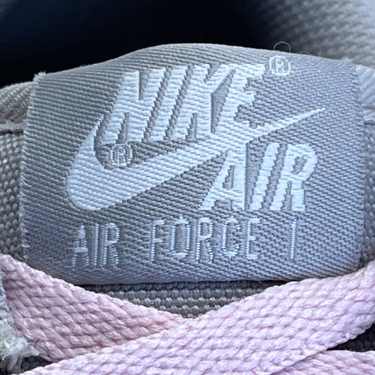 Nike Air Force 1 Women’s Pink & Gray Canvas G2G Lace Up Low Top Sneakers Size 7
