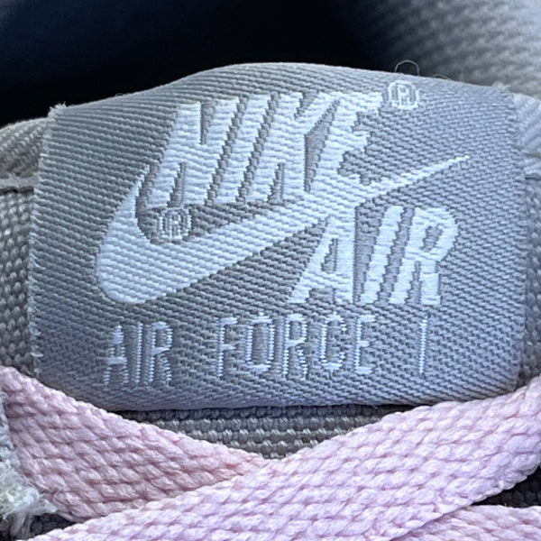 Nike Air Force 1 Women’s Pink & Gray Canvas G2G Lace Up Low Top Sneakers Size 7