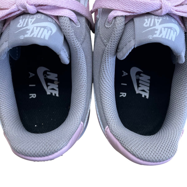 Nike Air Force 1 Women’s Pink & Gray Canvas G2G Lace Up Low Top Sneakers Size 7