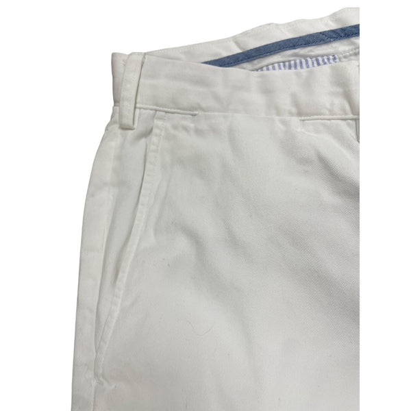 Polo Ralph Lauren Men’s White Dress Pants Flat Front Classic Fit Sz 40T-36 - New