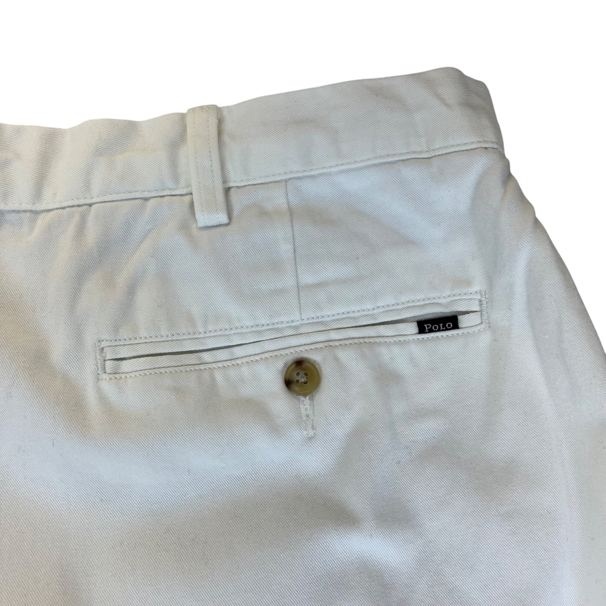 Polo Ralph Lauren Men’s White Dress Pants Flat Front Classic Fit Sz 40T-36 - New