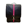 Mobile Edge Women’s Black & Pink Faux Leather Slimline Paris Backpack Size L