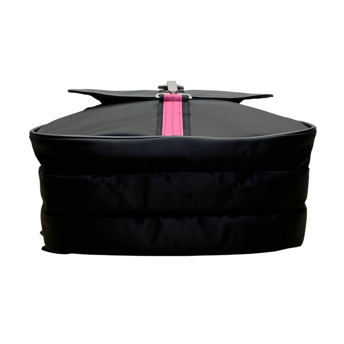 Mobile Edge Women’s Black & Pink Faux Leather Slimline Paris Backpack Size L