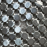 Whiting & Davis Black Metal Mesh Snake Chain Strap Crossbody Bag Sz S