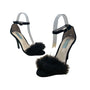 Betsy Johnson Women’s Black Ankle Strap Open Toe Nolte Stiletto Heels Size 8