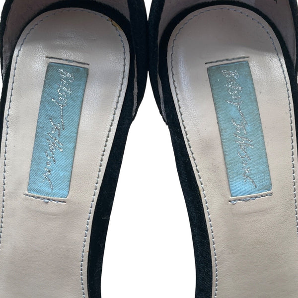 Betsy Johnson Women’s Black Ankle Strap Open Toe Nolte Stiletto Heels Size 8