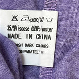 Gorlya Womens Heather Purple Size 8 Sleeveless Jumpsuit With Bow Detail - New