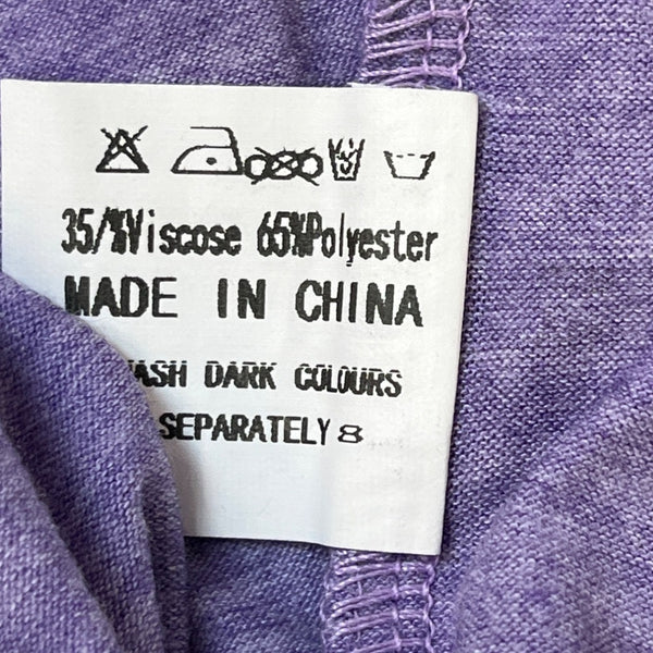 Gorlya Womens Heather Purple Size 8 Sleeveless Jumpsuit With Bow Detail - New