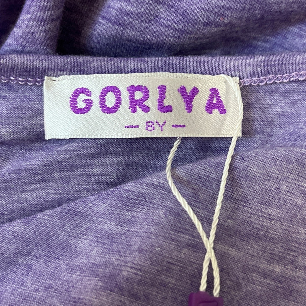 Gorlya Womens Heather Purple Size 8 Sleeveless Jumpsuit With Bow Detail - New