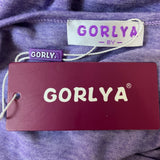 Gorlya Womens Heather Purple Size 8 Sleeveless Jumpsuit With Bow Detail - New