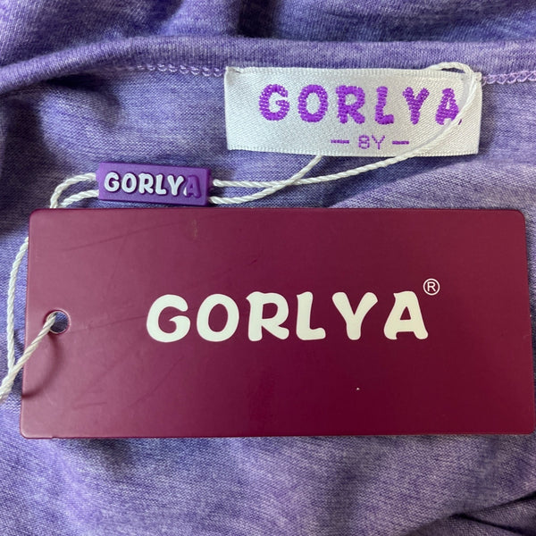 Gorlya Womens Heather Purple Size 8 Sleeveless Jumpsuit With Bow Detail - New