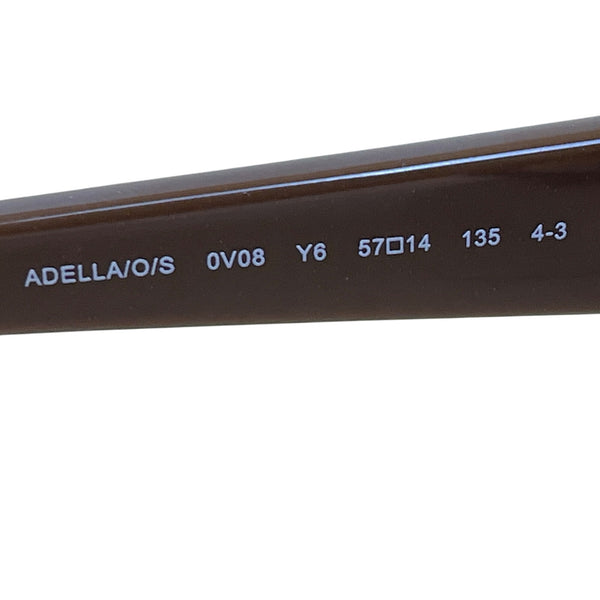 Kate Spade Womens Tortoise Shell Acetate Cat Eye Sunglasses With Brown Lens & Case