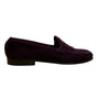Vintage Cole Haan Women’s Burgundy Suede Classic Flat Moccasin Loafers Size 6B