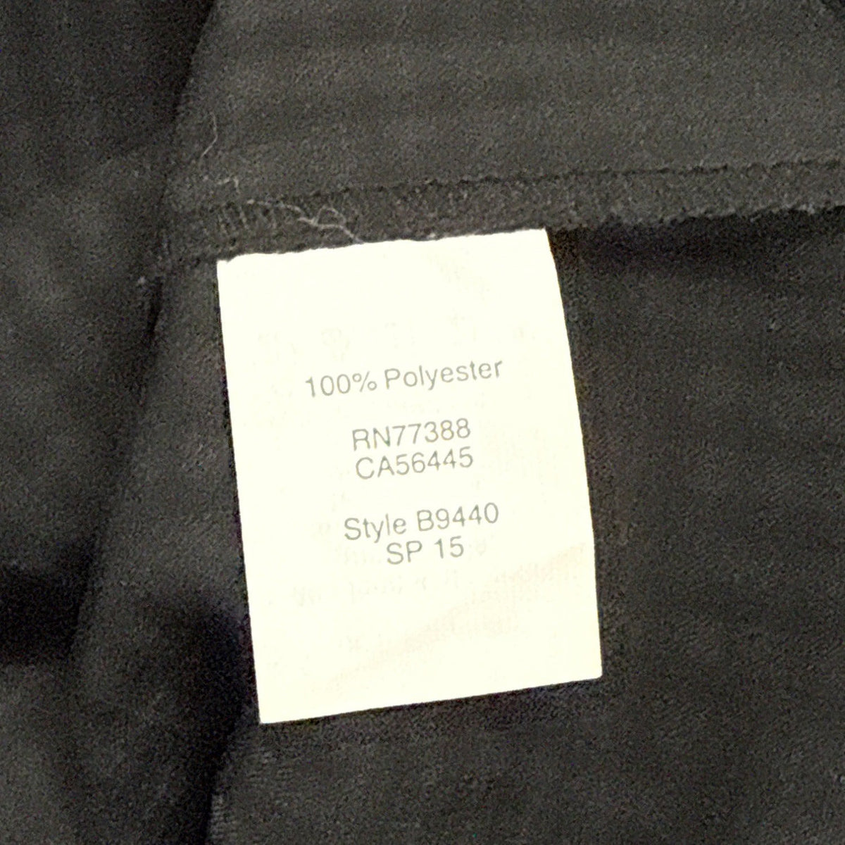 J.Crew Womens Sheer Black Textured Blouse 3/4 Sleeves Round Neck Top Sz XL