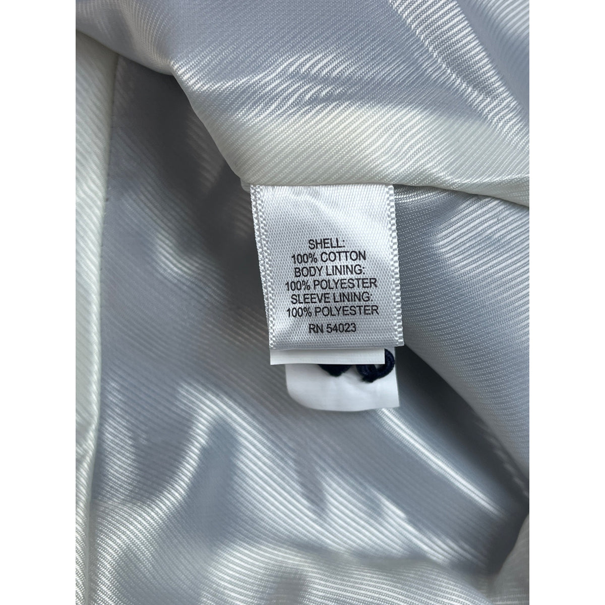 Banana Republic Womens Open Front Cotton Jacket Size 2 Blue White Green Trim New