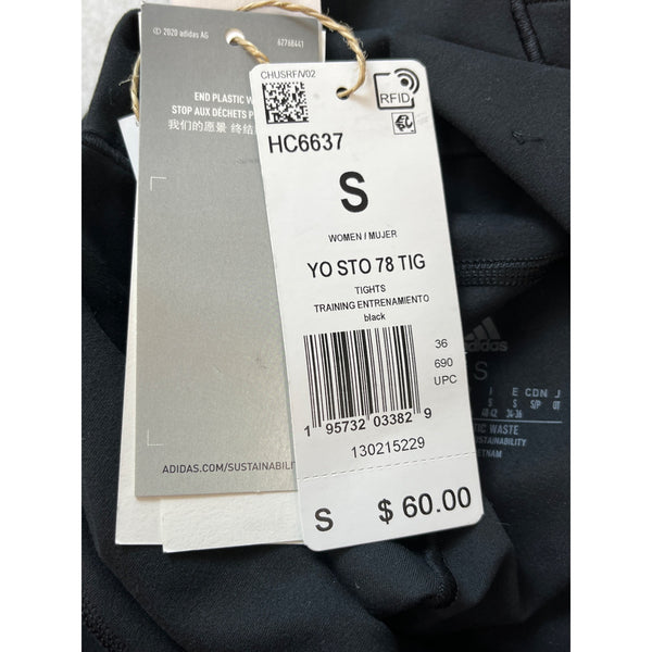Adidas Women's Black Long Running Leggings Sz S - New