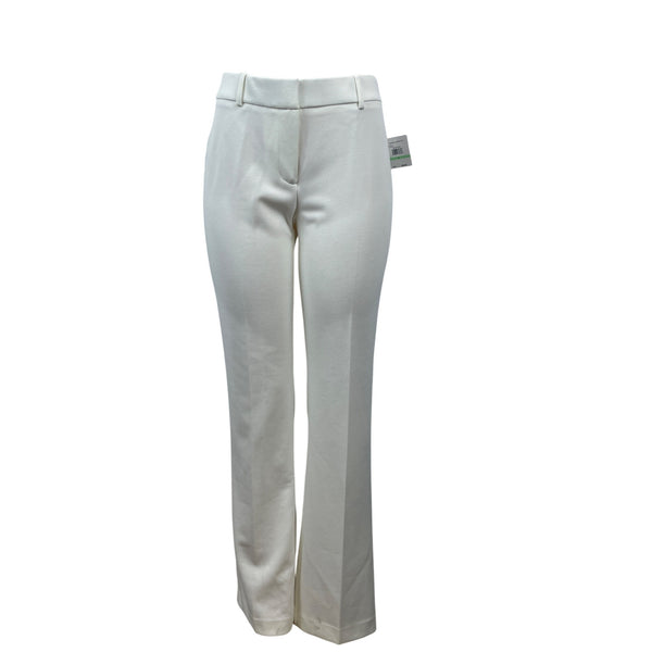 Rafaella Classic Fit Trousers Egret Womens Pants Sz 8 - New