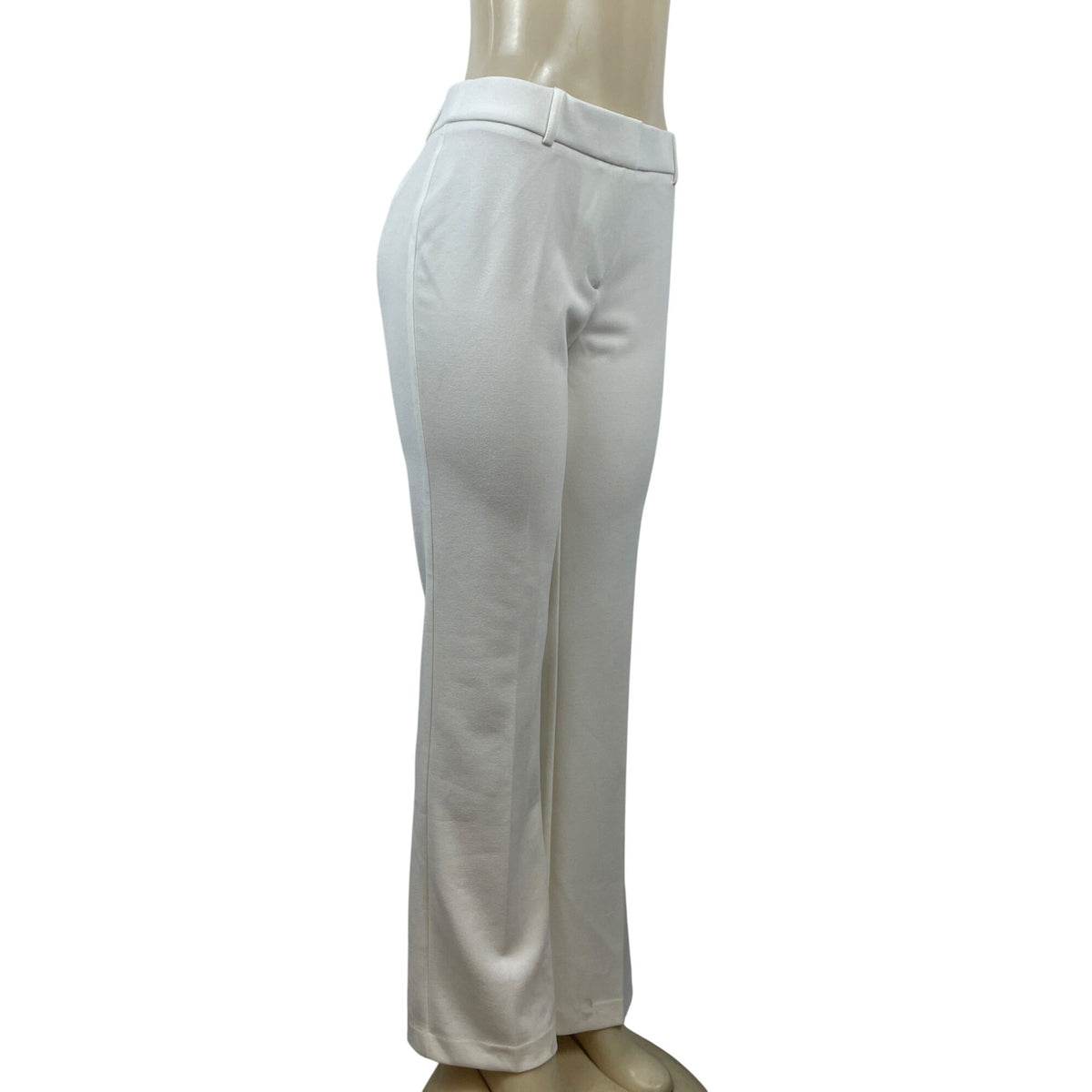 Rafaella Classic Fit Trousers Egret Womens Pants Sz 8 - New