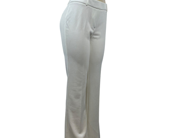 Rafaella Classic Fit Trousers Egret Womens Pants Sz 8 - New