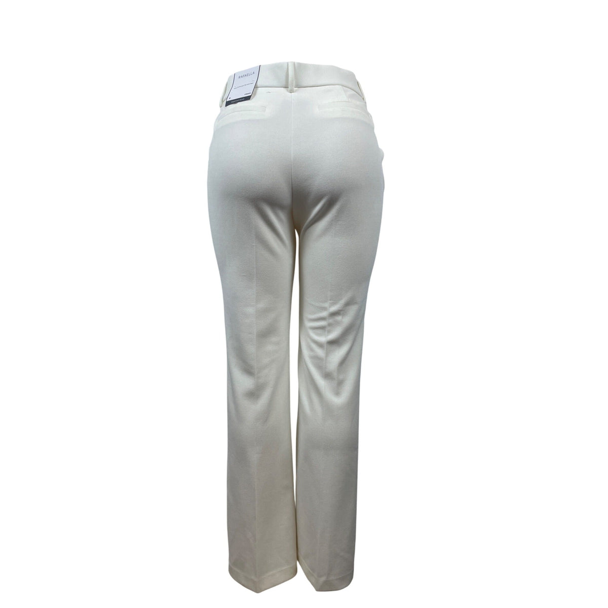 Rafaella Classic Fit Trousers Egret Womens Pants Sz 8 - New