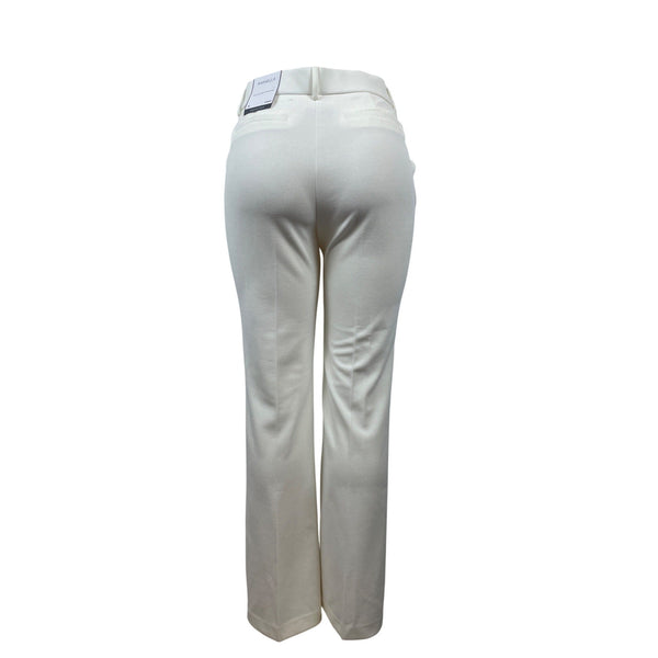 Rafaella Classic Fit Trousers Egret Womens Pants Sz 8 - New