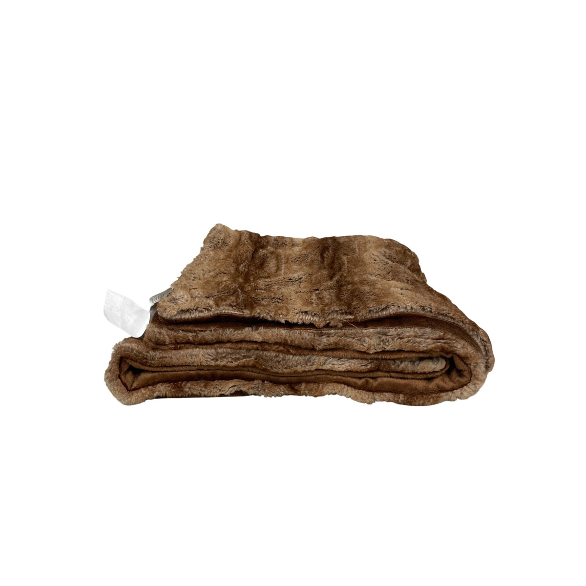 Dennis Basso Home Multicolor Faux Fur Tote Bag & Blanket Set Soft & Cozy Decorative