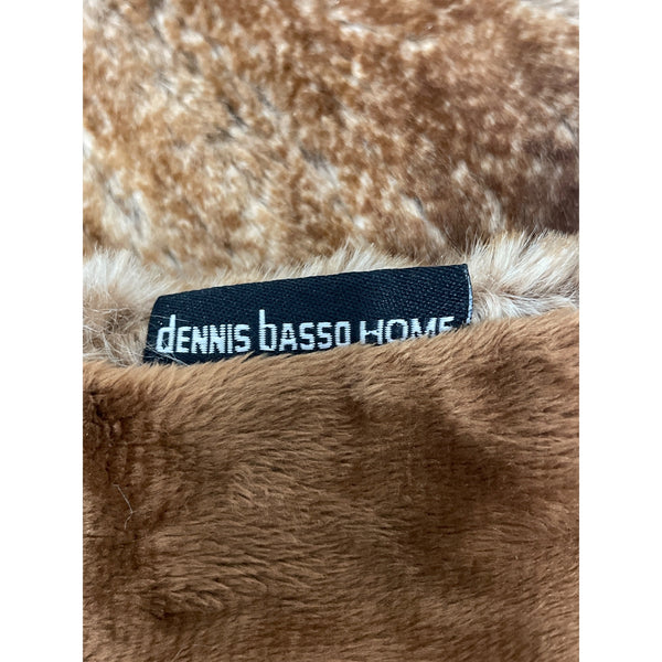 Dennis Basso Home Multicolor Faux Fur Tote Bag & Blanket Set Soft & Cozy Decorative